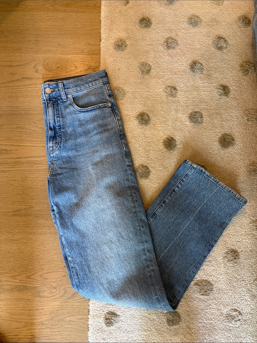 Madewell Women’s 90s High Waisted Straight Jeans (27 TALL)